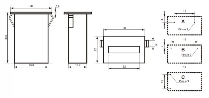 EM-2011 - Minicounter - Electric impulse counter - Image 2